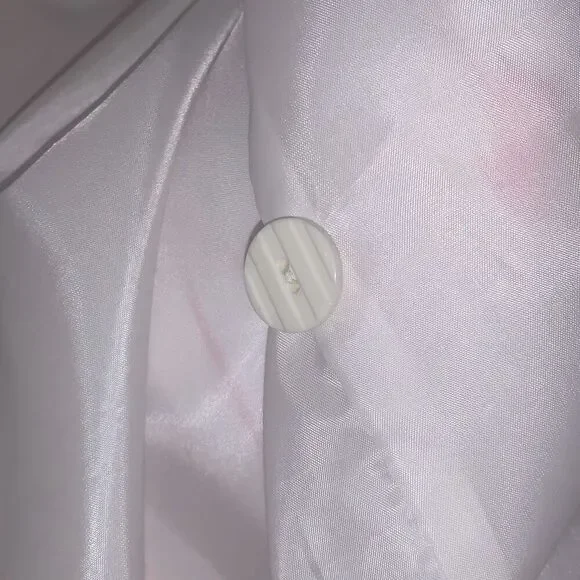 Vintage Tan Jay White Cherry Red Striped Blazer Jacket Women’s Size 18 - Picture 13 of 13